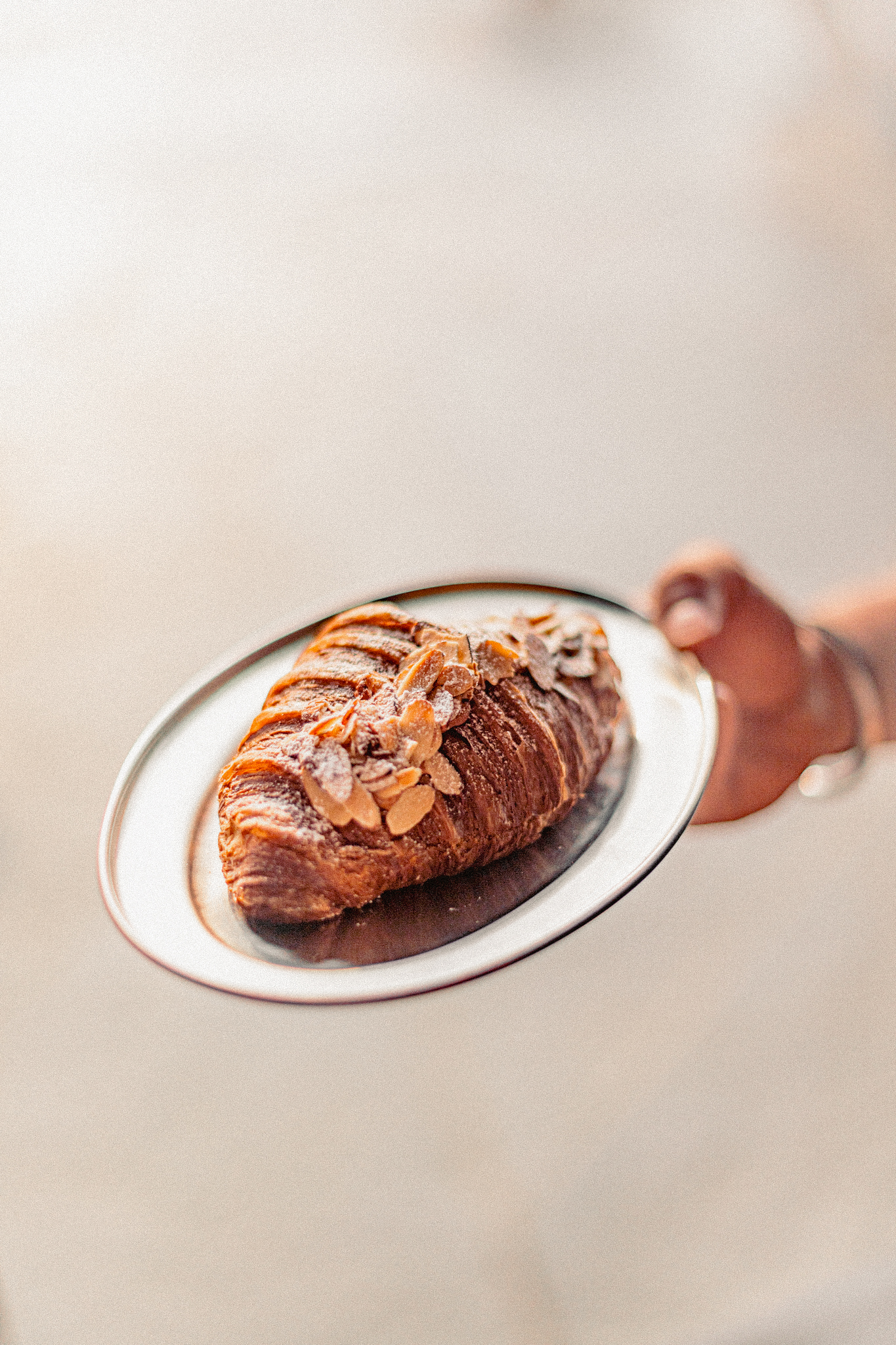 Almond croissant from NAAD bakery
